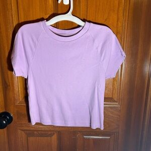 Aerie ribbed baby tee